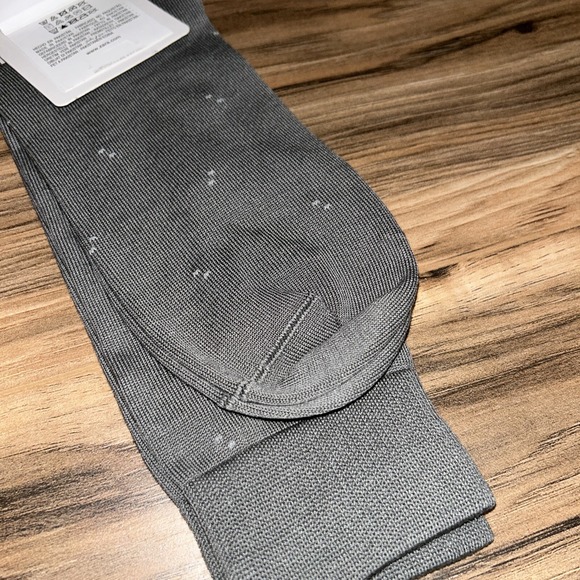 Size Medium (39-42) ZARA Grey Mercerised Socks - Picture 4 of 6